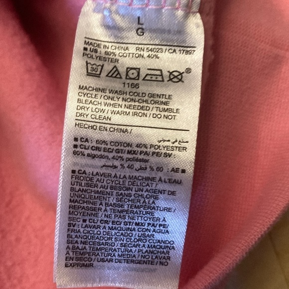 Old Navy Barbie hoodie large sparkleberry pink - Picture 8 of 10